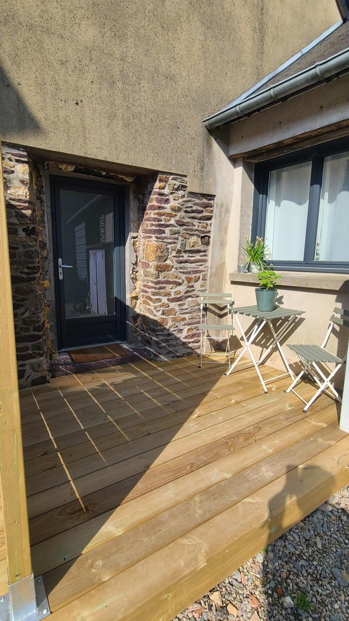 Maison De Bourg Bretonne Baulon Exteriér fotografie